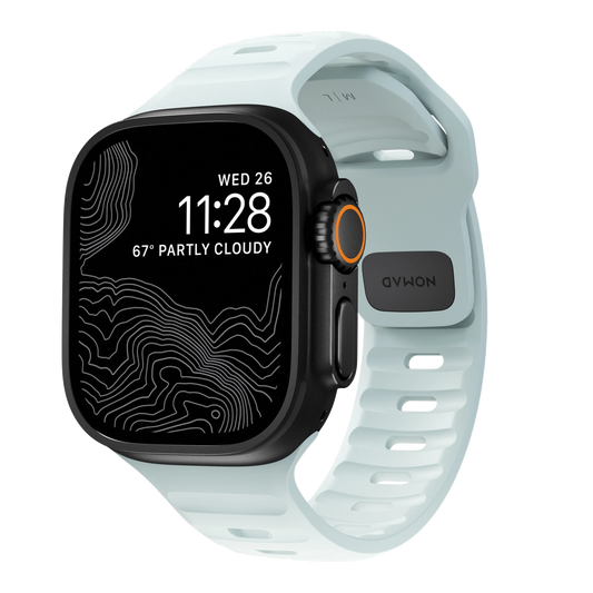 Nomad 49/46/45/44 mm Sport Band reim - Limited Edition Icy Blue Glow