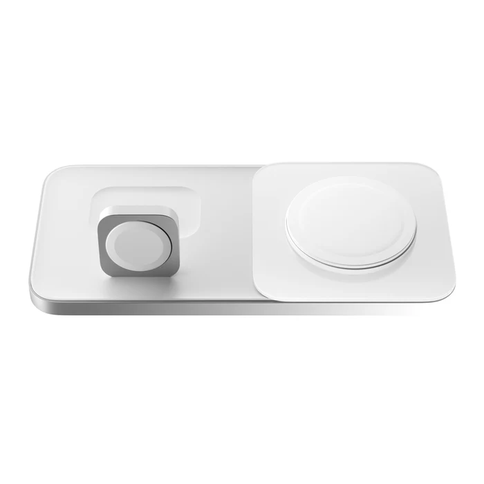 Nomad Base One Max Qi2 Trådløs Ladeplate - Sølv