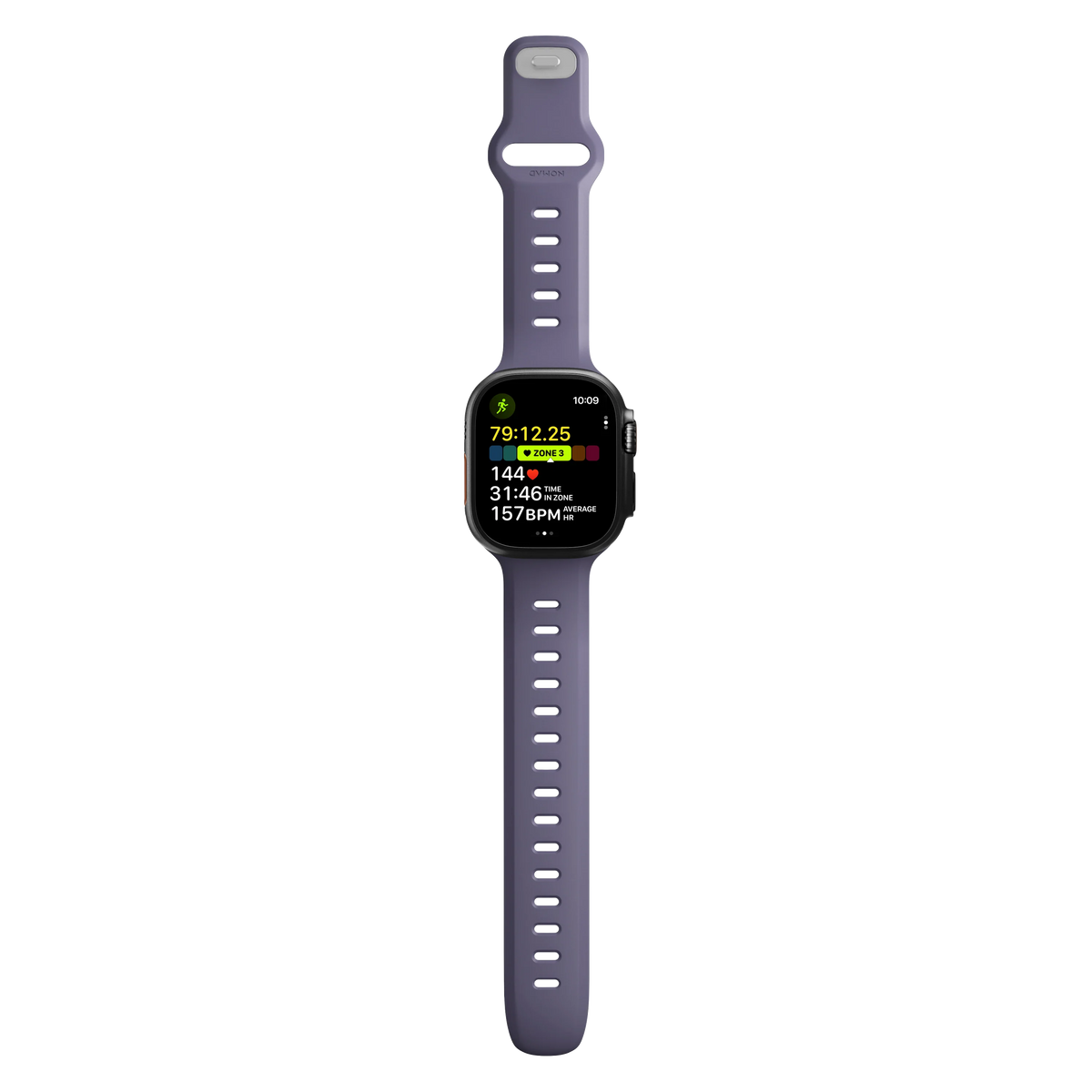 Nomad 49/46mm Tempo Silikonreim - Lilla