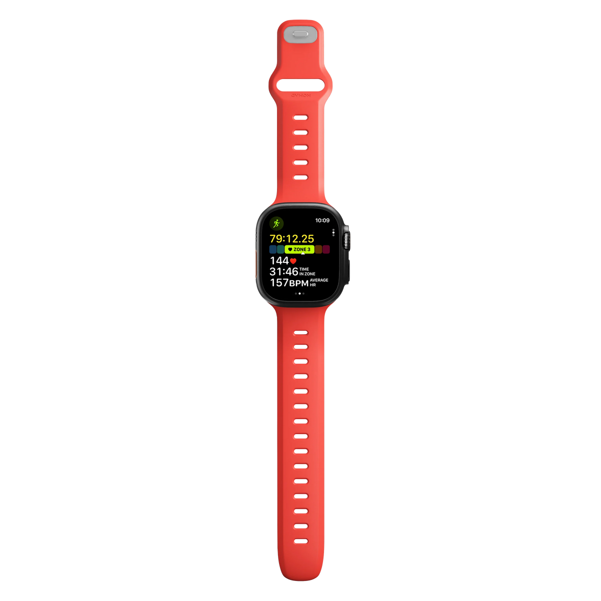 Nomad 49/46mm Tempo Silikonreim - Rød