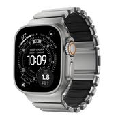 Nomad 49/46 mm Stratos Band Reim - Natural Titanium/Black