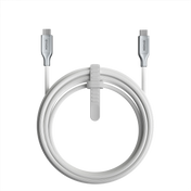 Nomad USB-C Kevlar Ladekabel Hvit - 3m