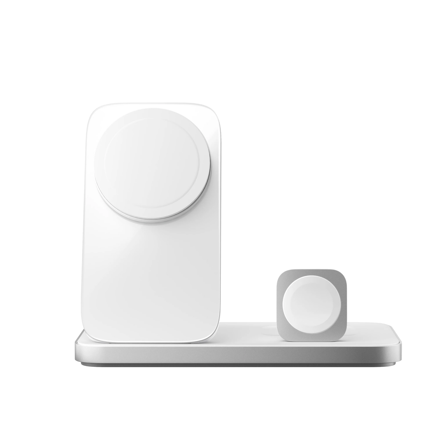 Nomad Stand One Max Qi2 3-i-1 Trådløs lader - Sølv