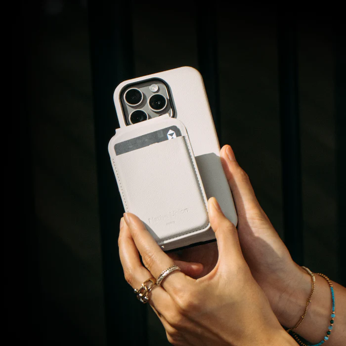 Native Union Active Wallet Stand MagSafe Kortholder - Sandstone