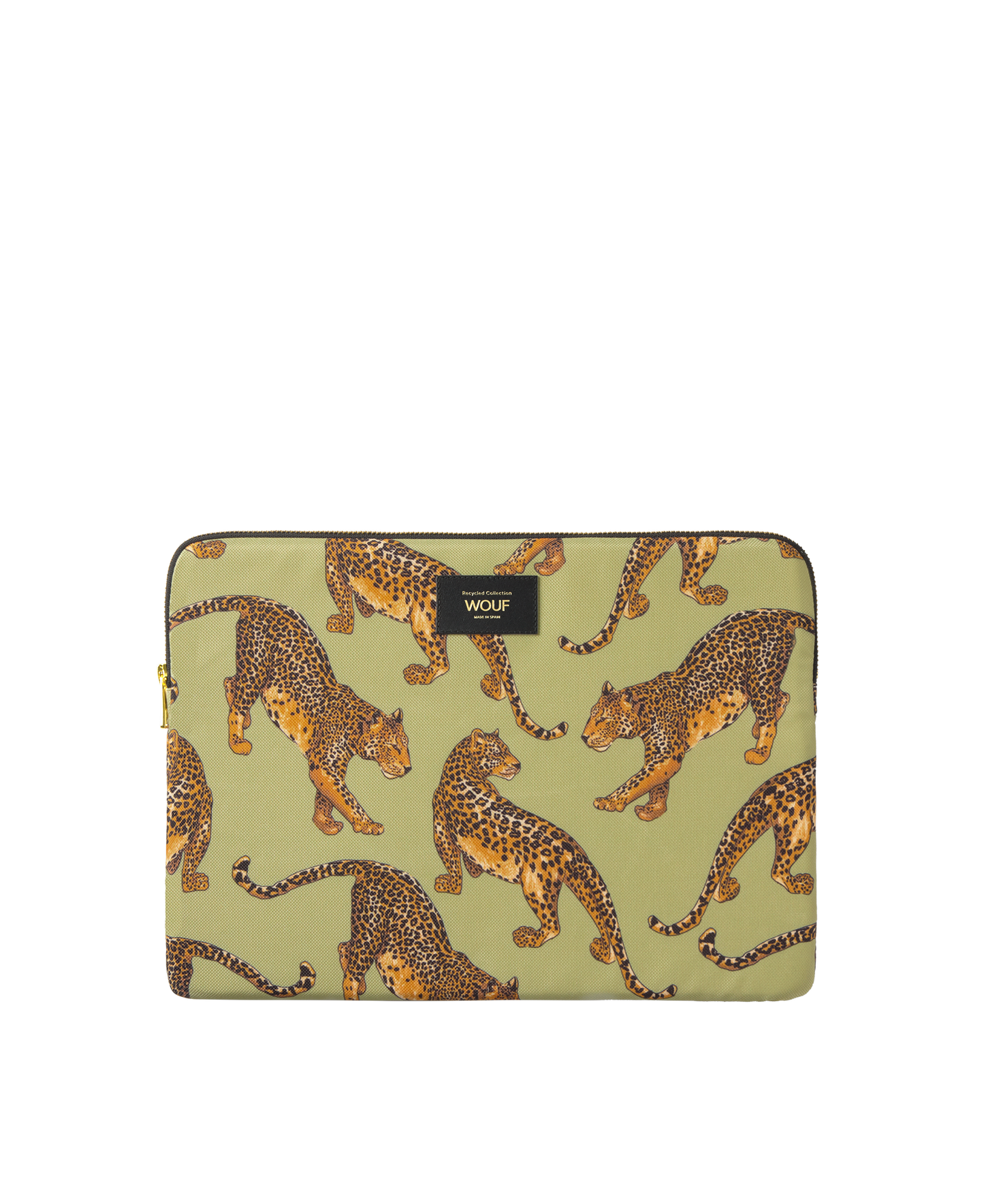 WOUF Mappe til MacBook 13/14" - Avo Leopard