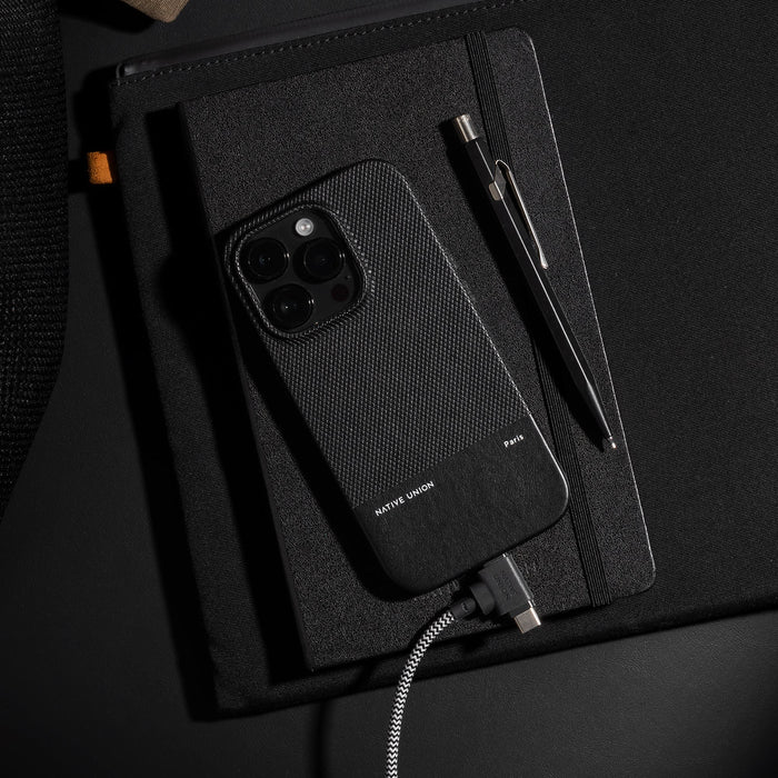 Native Union 1,5 m USB-C til USB-C/Lightning Belt Cable Duo Ladekabel - Zebra