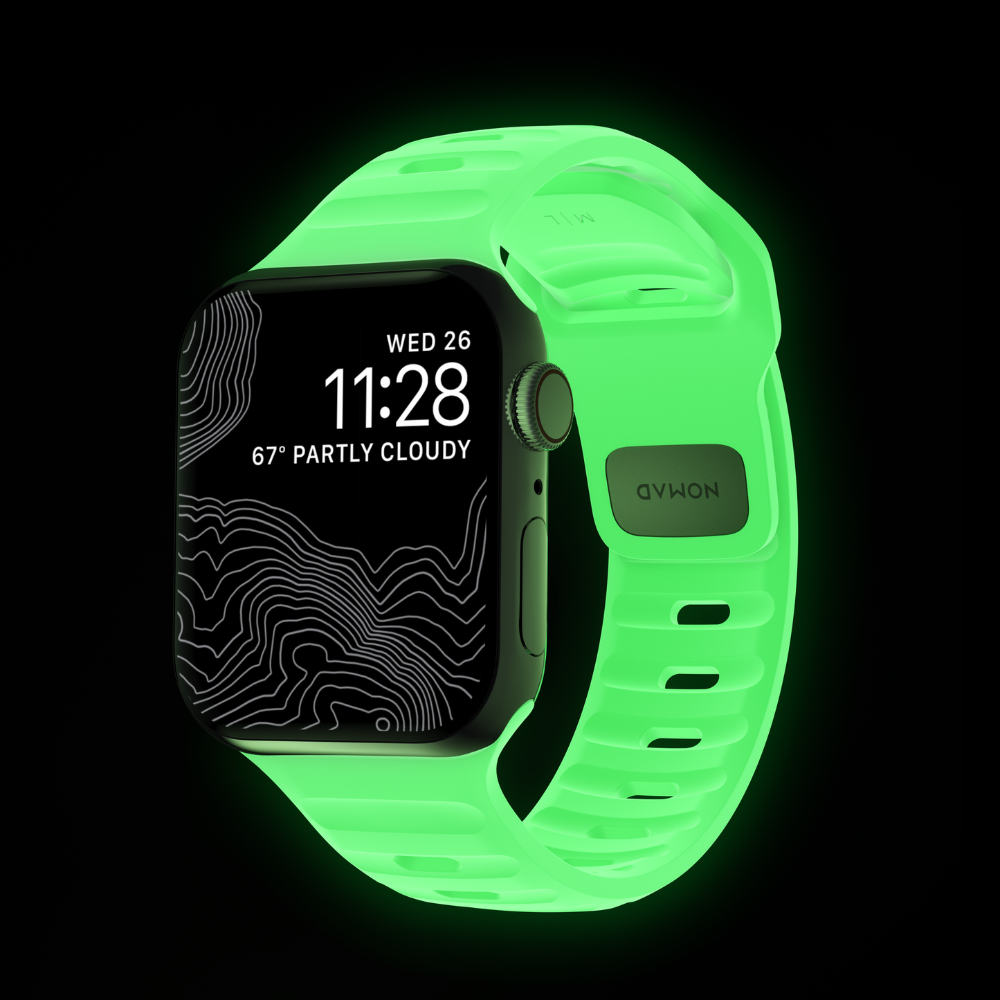 Nomad 42/41 mm Sport Band reim - Limited Edition Glow
