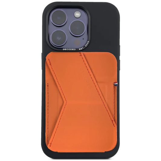 Decoded MagSafe Silikon Kortholder/Stand - Apricot