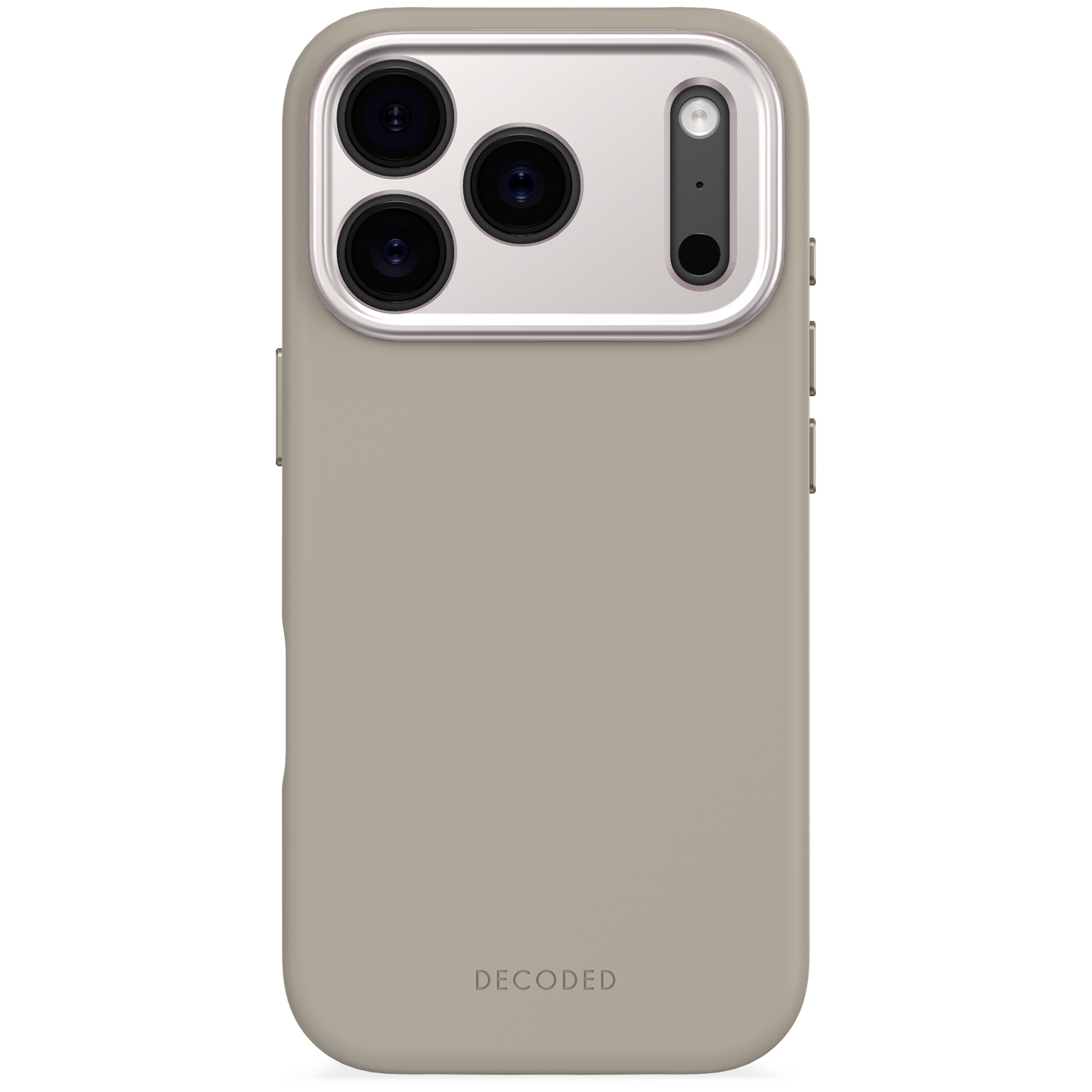 Decoded BackCover MagSafe Silikondeksel til iPhone 17 Pro - Soft Taupe