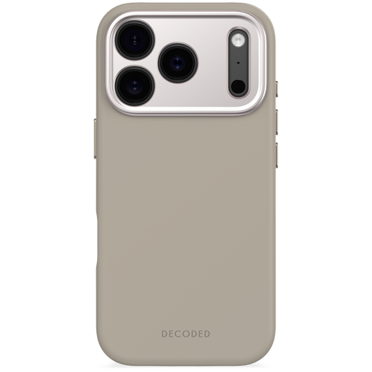 Decoded BackCover MagSafe Silikondeksel til iPhone 17 Pro - Soft Taupe