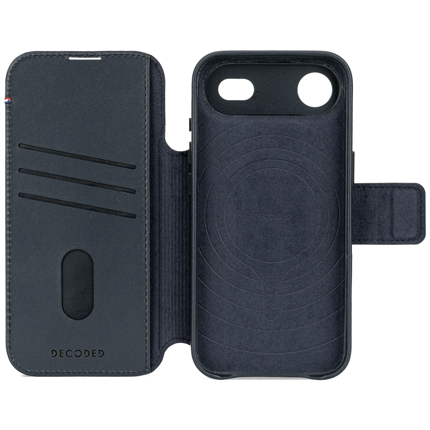 Decoded Detachable Wallet MagSafe Skinnetui til iPhone Air - Navy