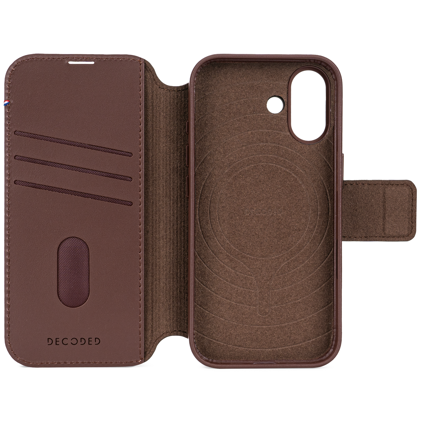 Decoded Detachable Wallet MagSafe Skinnetui til iPhone 17 - Brun