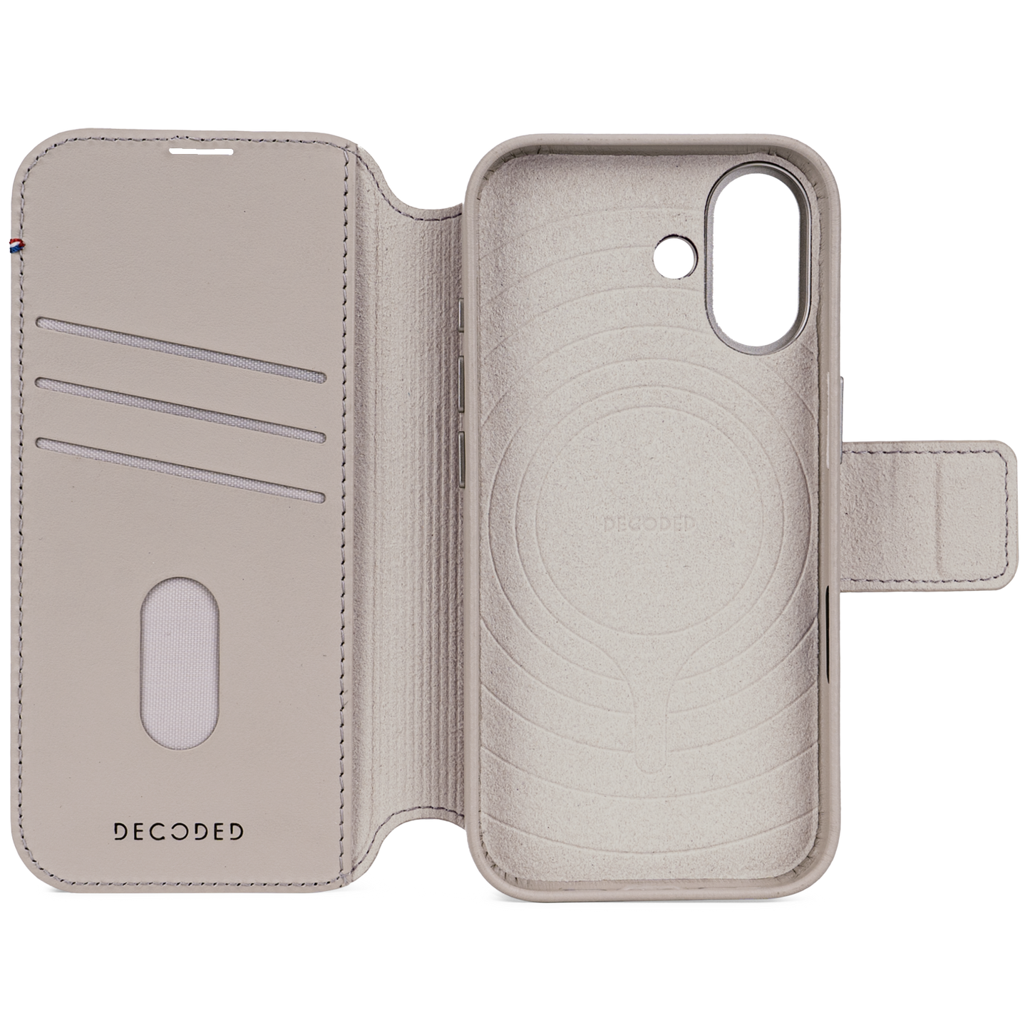 Decoded Detachable Wallet MagSafe Skinnetui til iPhone 17 - Clay