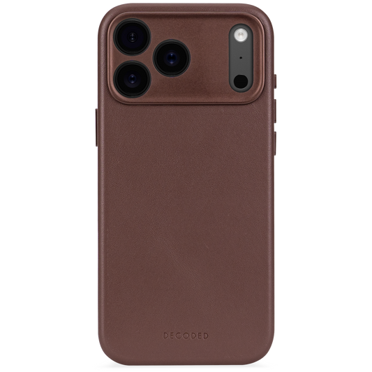 Decoded BackCover MagSafe Skinndeksel til iPhone 17 Pro - Brun