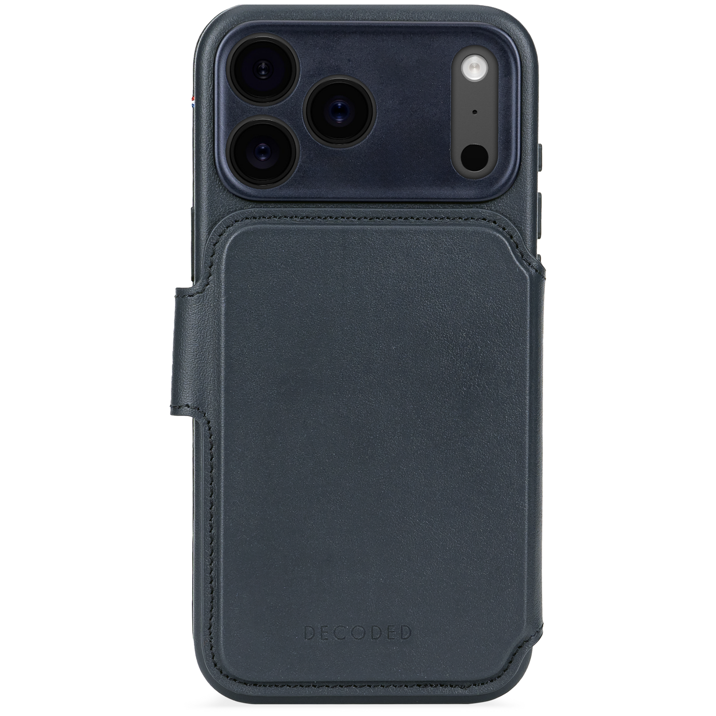 Decoded Detachable Wallet MagSafe Skinnetui til iPhone 17 Pro - Navy