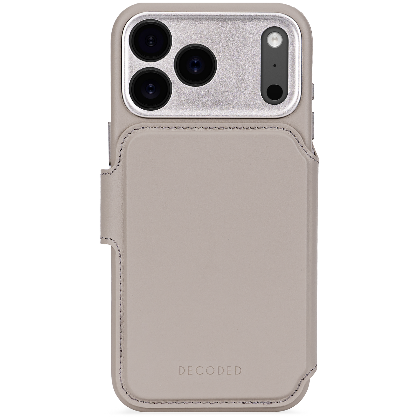 Decoded Detachable Wallet MagSafe Skinnetui til iPhone 17 Pro - Clay