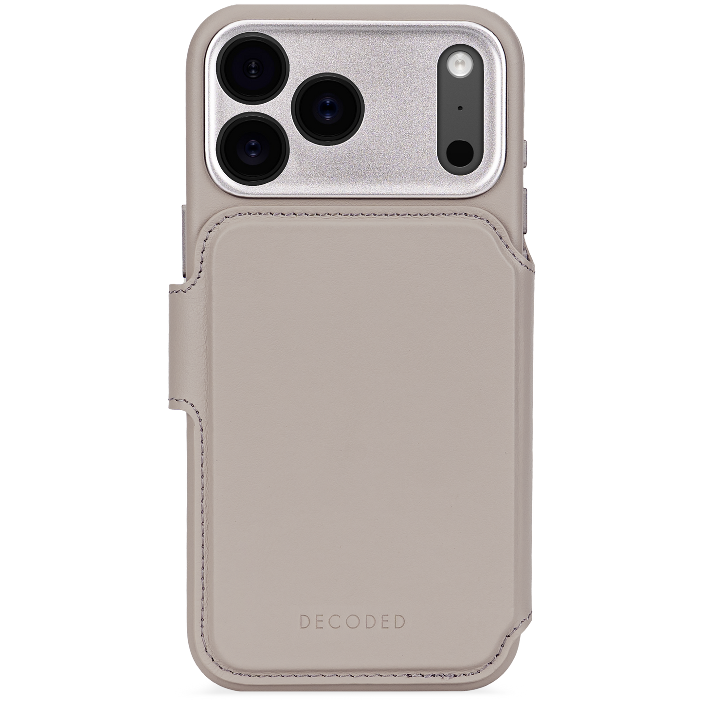 Decoded Detachable Wallet MagSafe Skinnetui til iPhone 17 Pro Max - Clay
