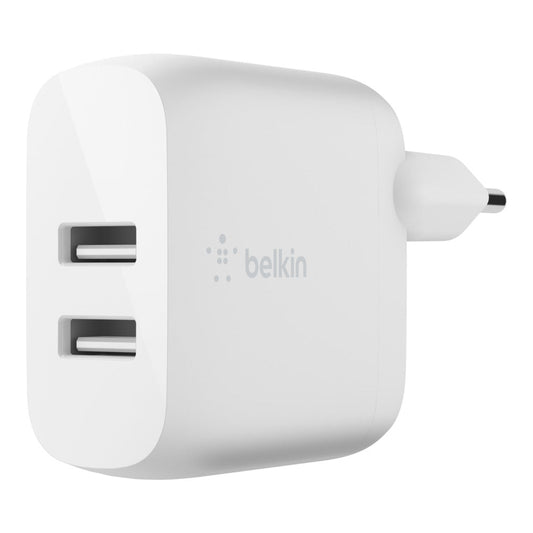 Belkin BOOST↑CHARGE™ Dual USB-A Vegglader 24W