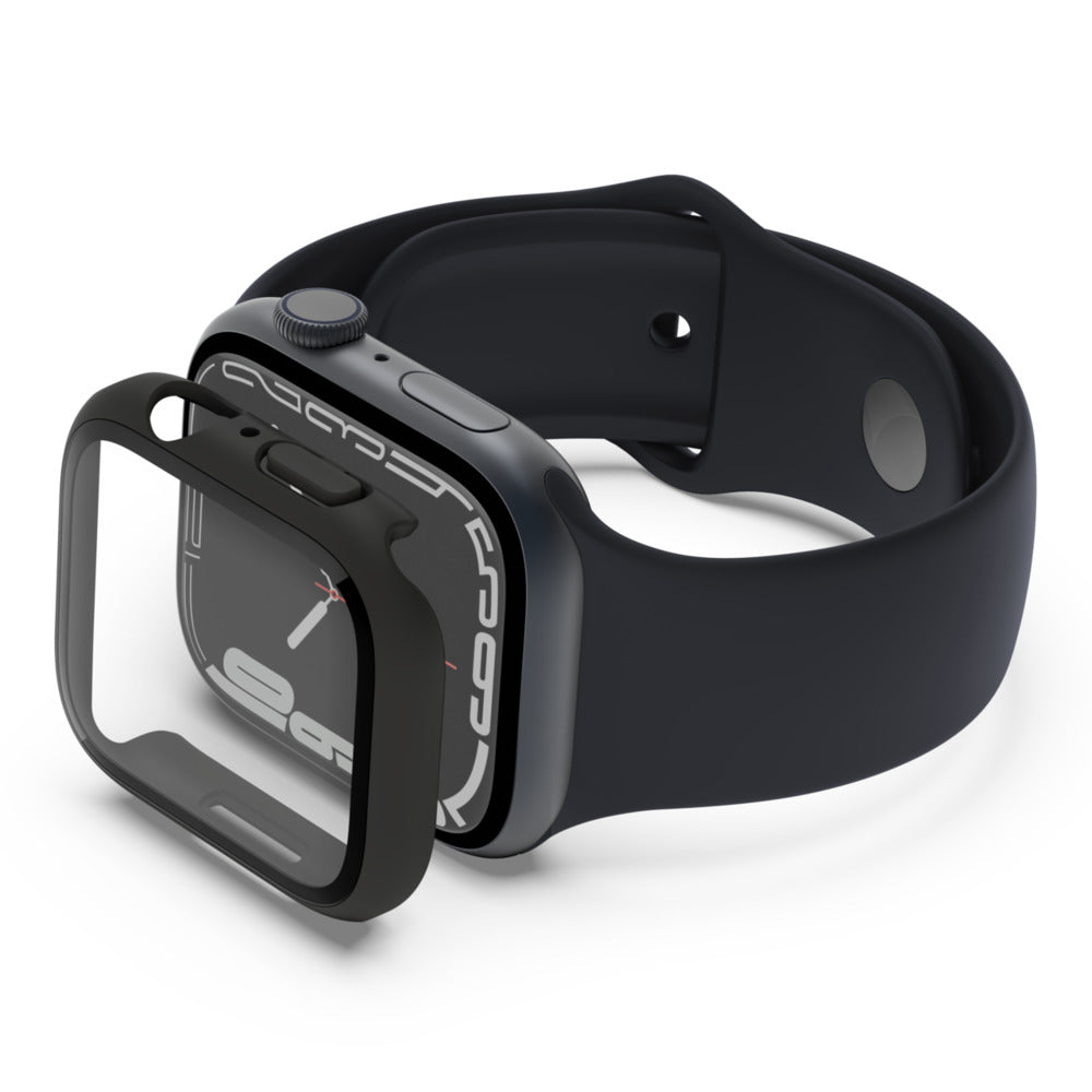 Belkin Tempered Curve skjermbeskytter for Apple Watch 45/44 mm - Svart