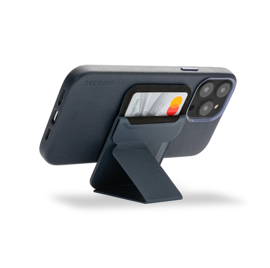 Decoded MagSafe Kortholder/Stand - Blå