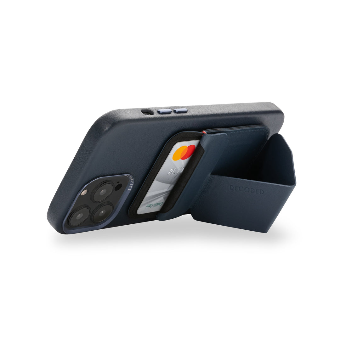 Decoded MagSafe Kortholder/Stand - Blå