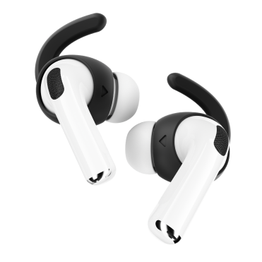 KeyBudz AirPods Pro EarHooks - Svart