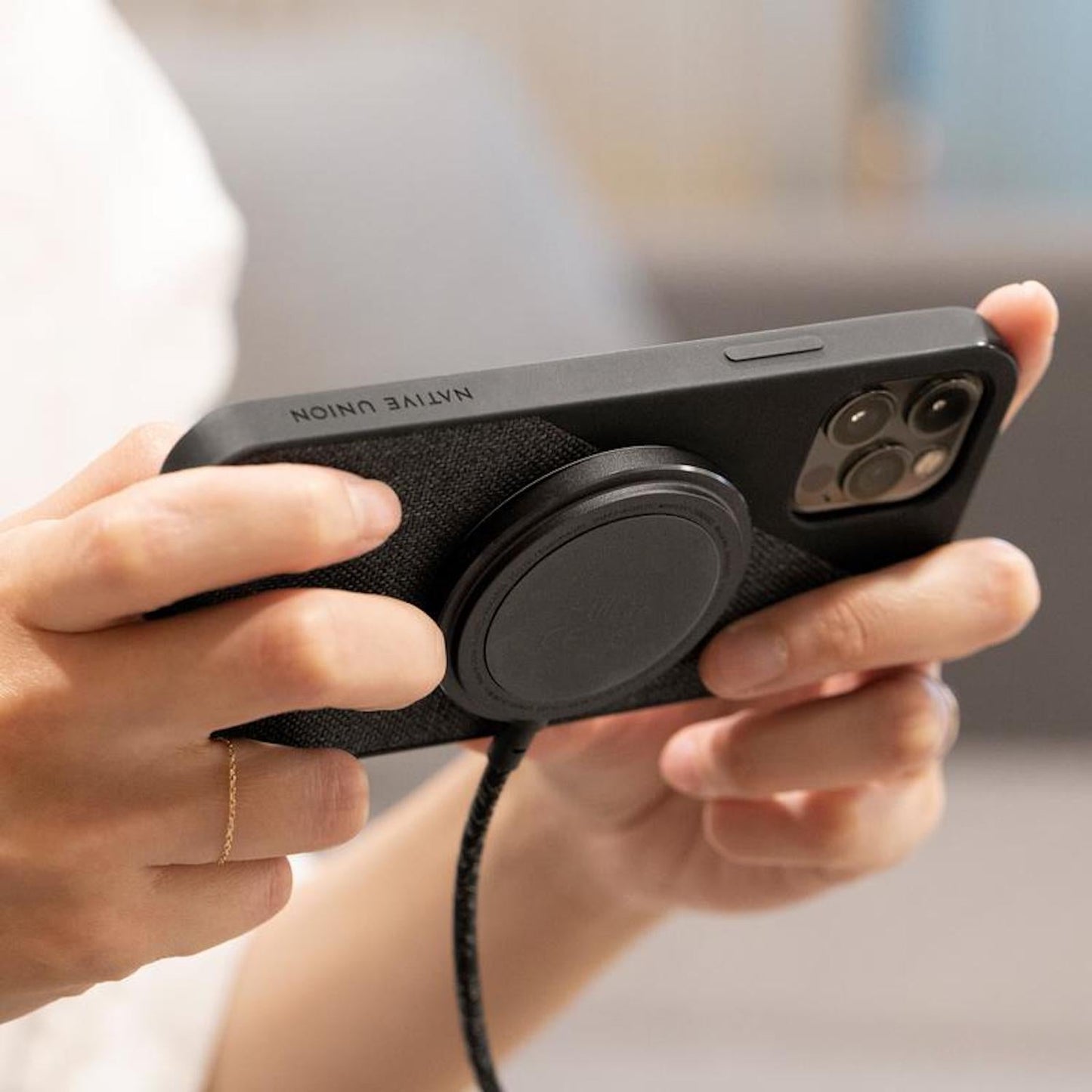 Native Union 3m Snap Magnetisk Trådløs Lader - Cosmos