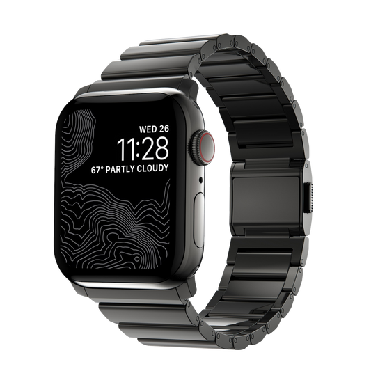 Nomad 49/46 mm Rustfritt stål reim V2 - Grafitt