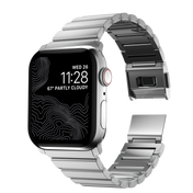 Nomad 49/46 mm Rustfritt stål reim V2 - Sølv