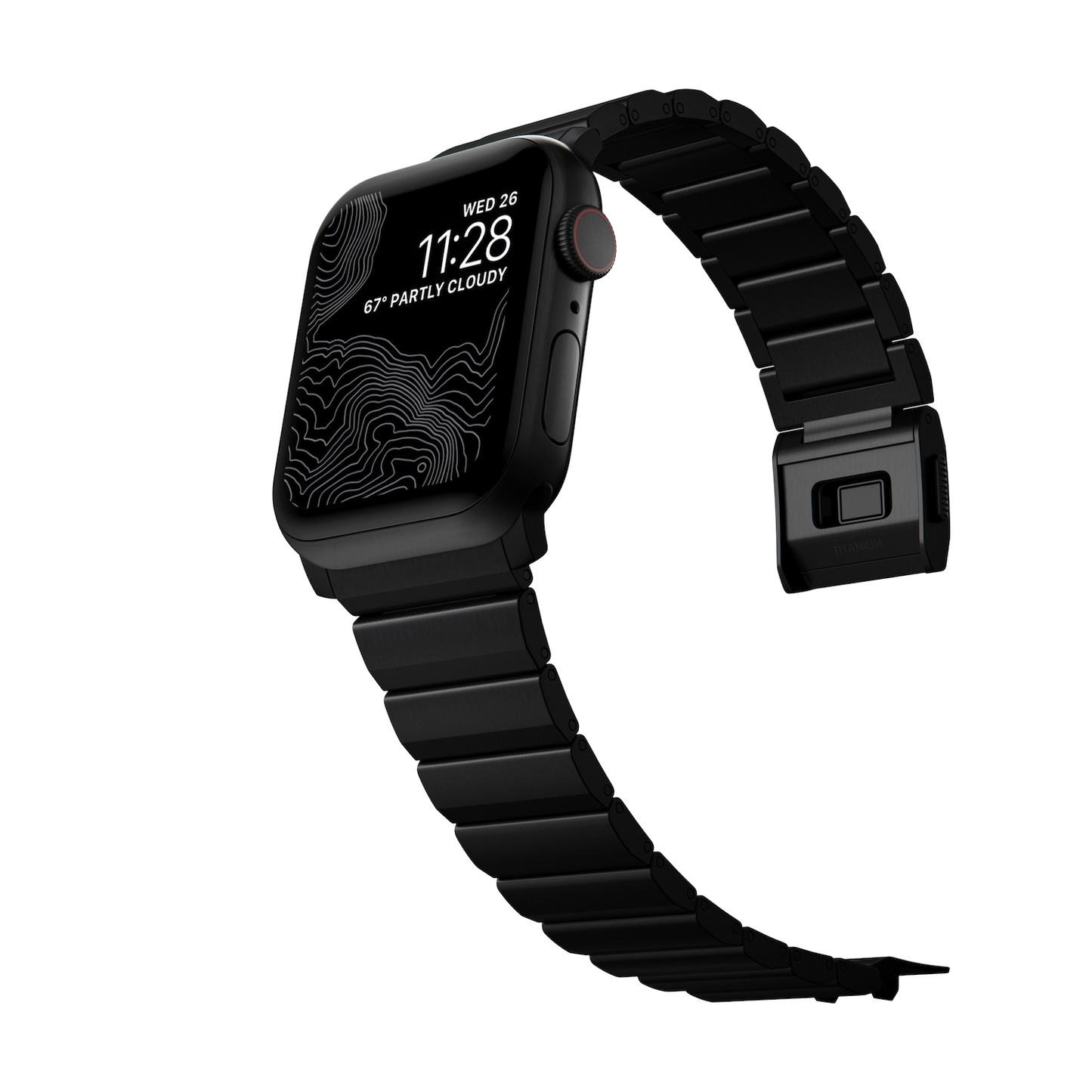 Nomad 49/46 mm Titanium reim V2 - Svart