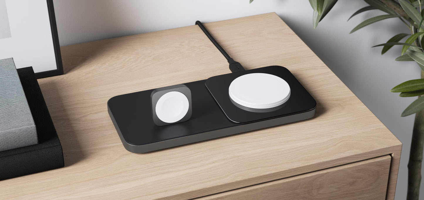 Nomad Base One Max MagSafe Trådløs Ladeplate - Svart