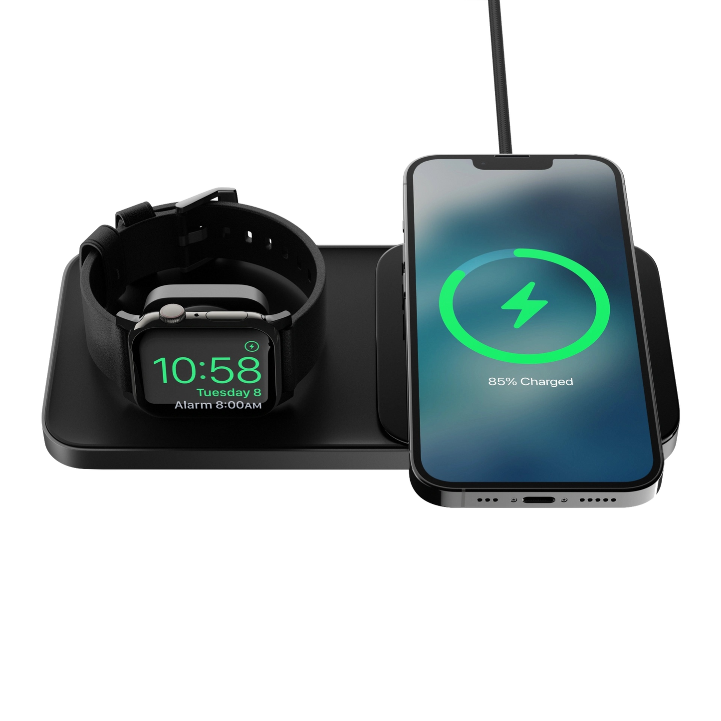 Nomad Base One Max MagSafe Trådløs Ladeplate - Svart