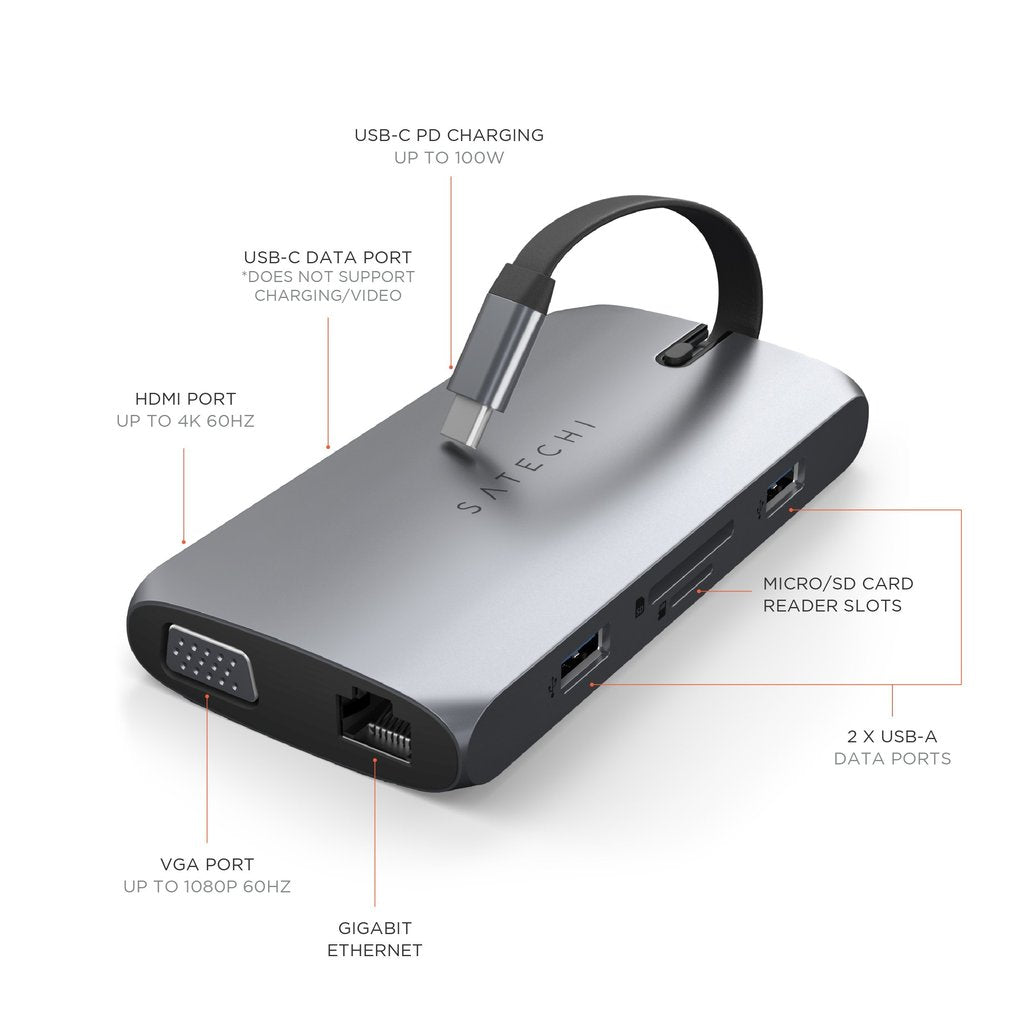 Satechi USB-C OnTheGo Multiport Adapter