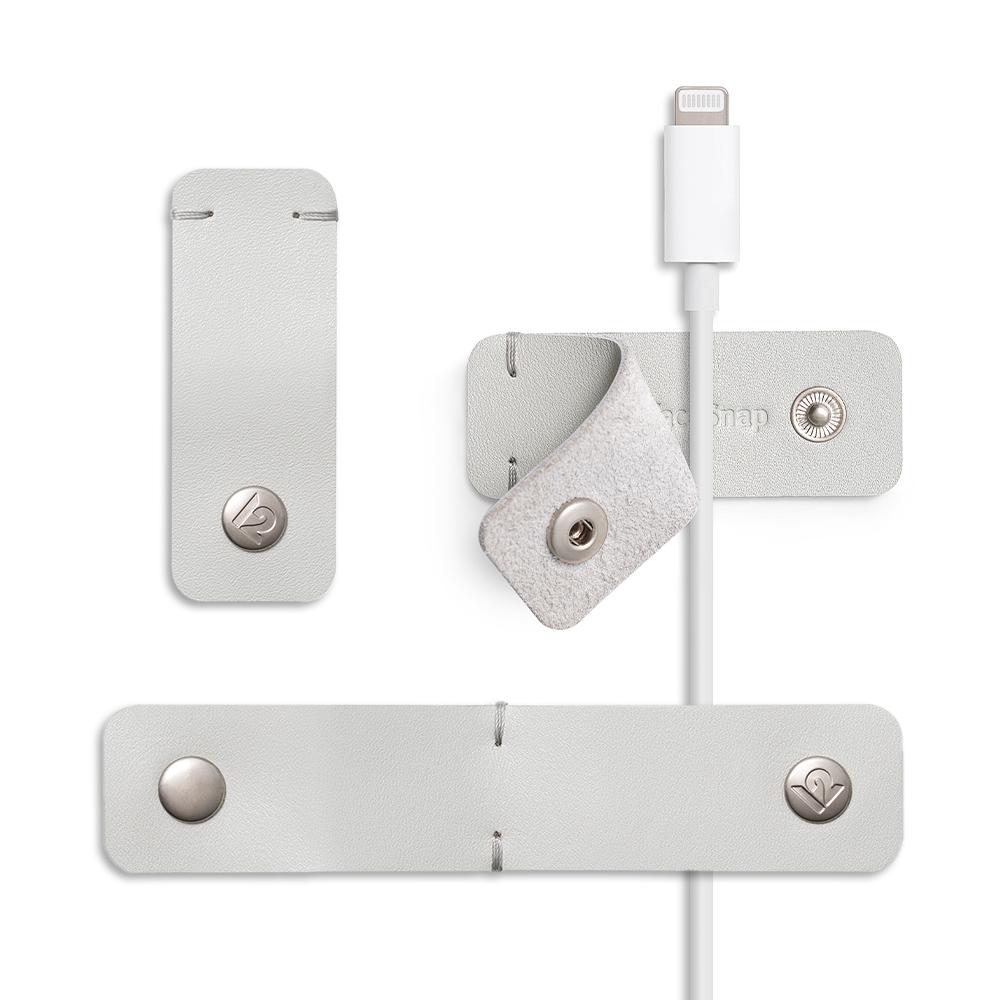 Twelve South SurfaceSnap Lærbånd - Lys grå