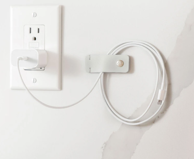 Twelve South SurfaceSnap Lærbånd - Lys grå