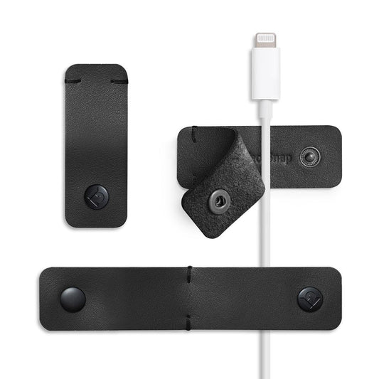 Twelve South SurfaceSnap Lærbånd - Svart