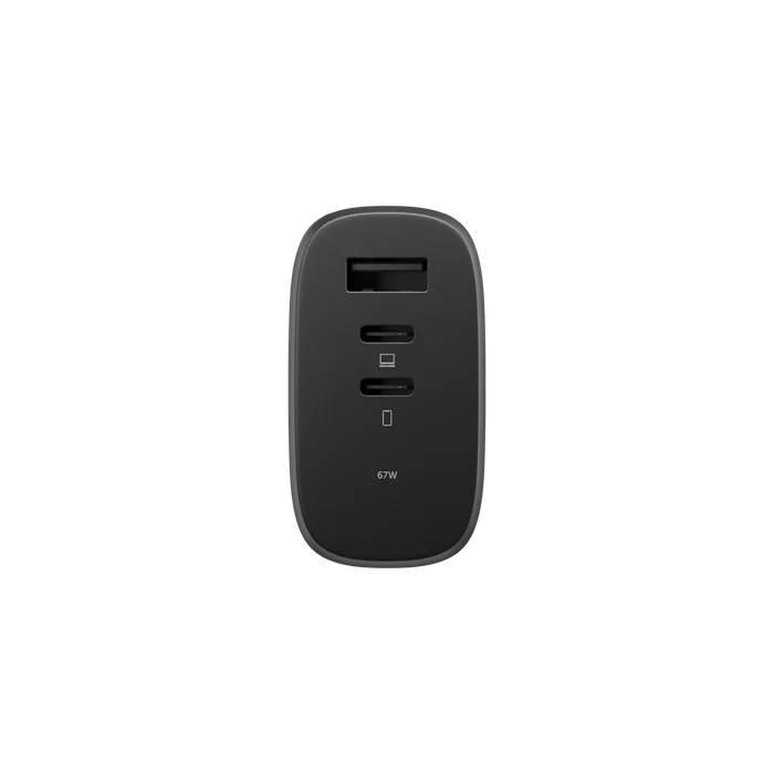 Native Union 67W GaN 3-ports Hurtiglader - Svart