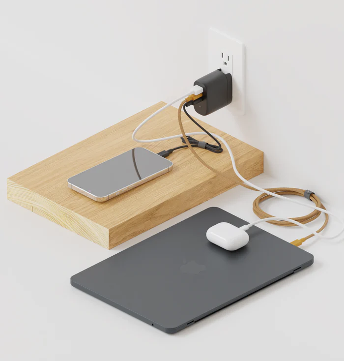 Native Union 67W GaN 3-ports Hurtiglader - Svart