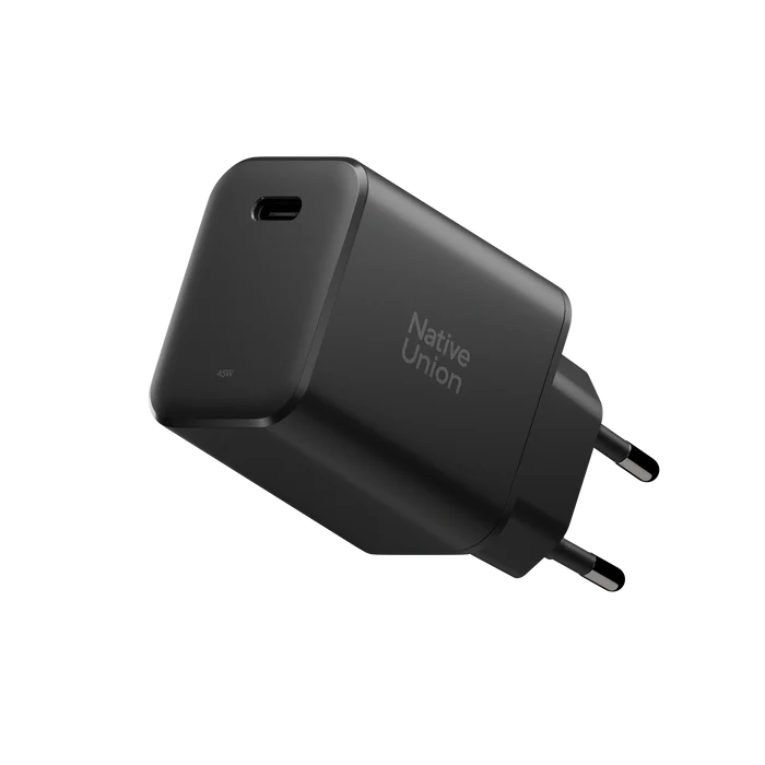 Native Union 45W USB-C GaN Vegglader - Svart