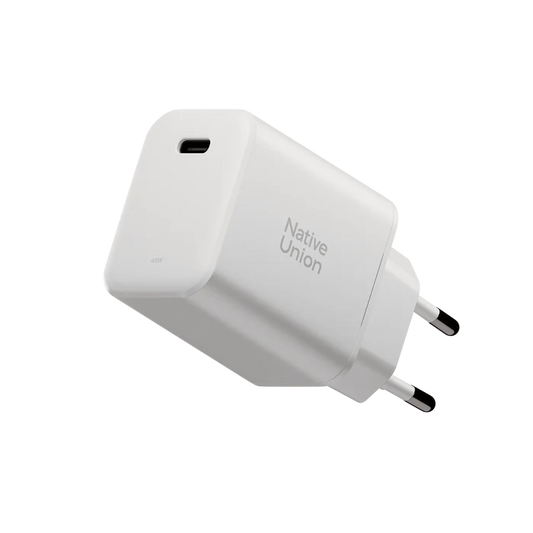 Native Union 45W USB-C GaN Vegglader - Hvit