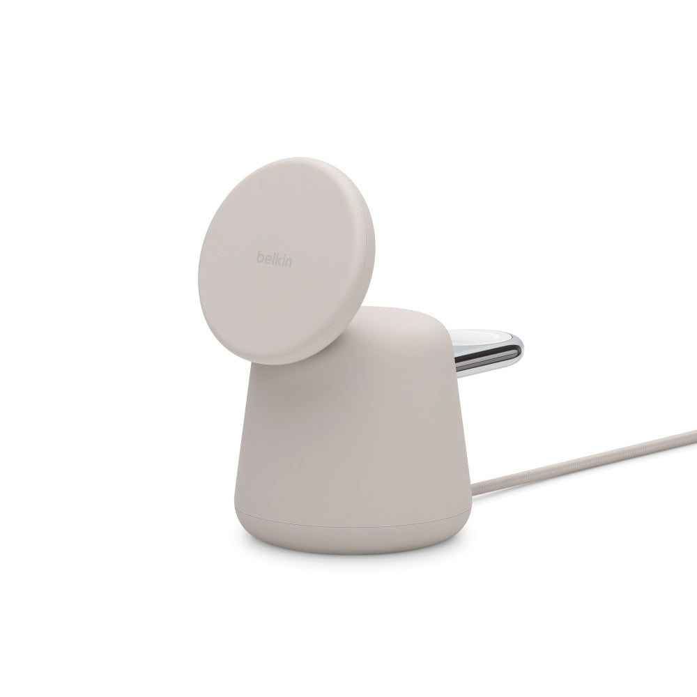 Belkin BOOST↑CHARGE™ Pro 2-i-1 MagSafe Ladestativ - Sand