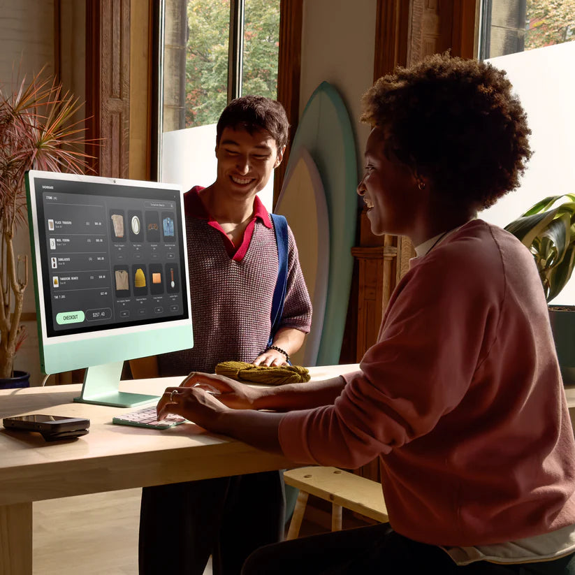 iMac 24-tommer M4 8GPU 256GB SSD 16GB Minne - Oransje