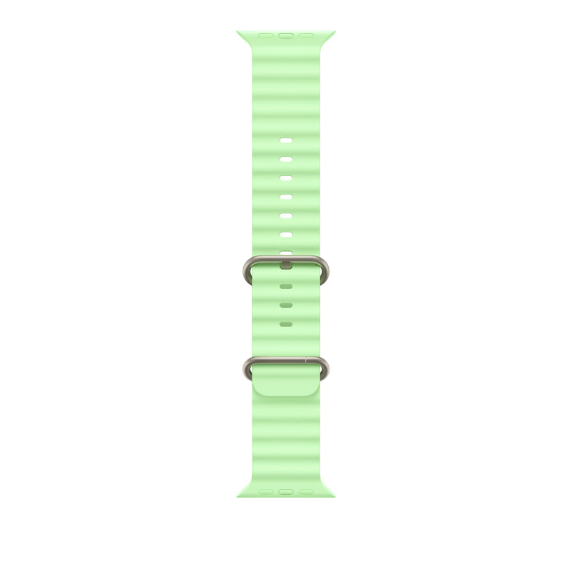 49mm-neon-green-ocean-band-natural-titanium-finish_MGCF4