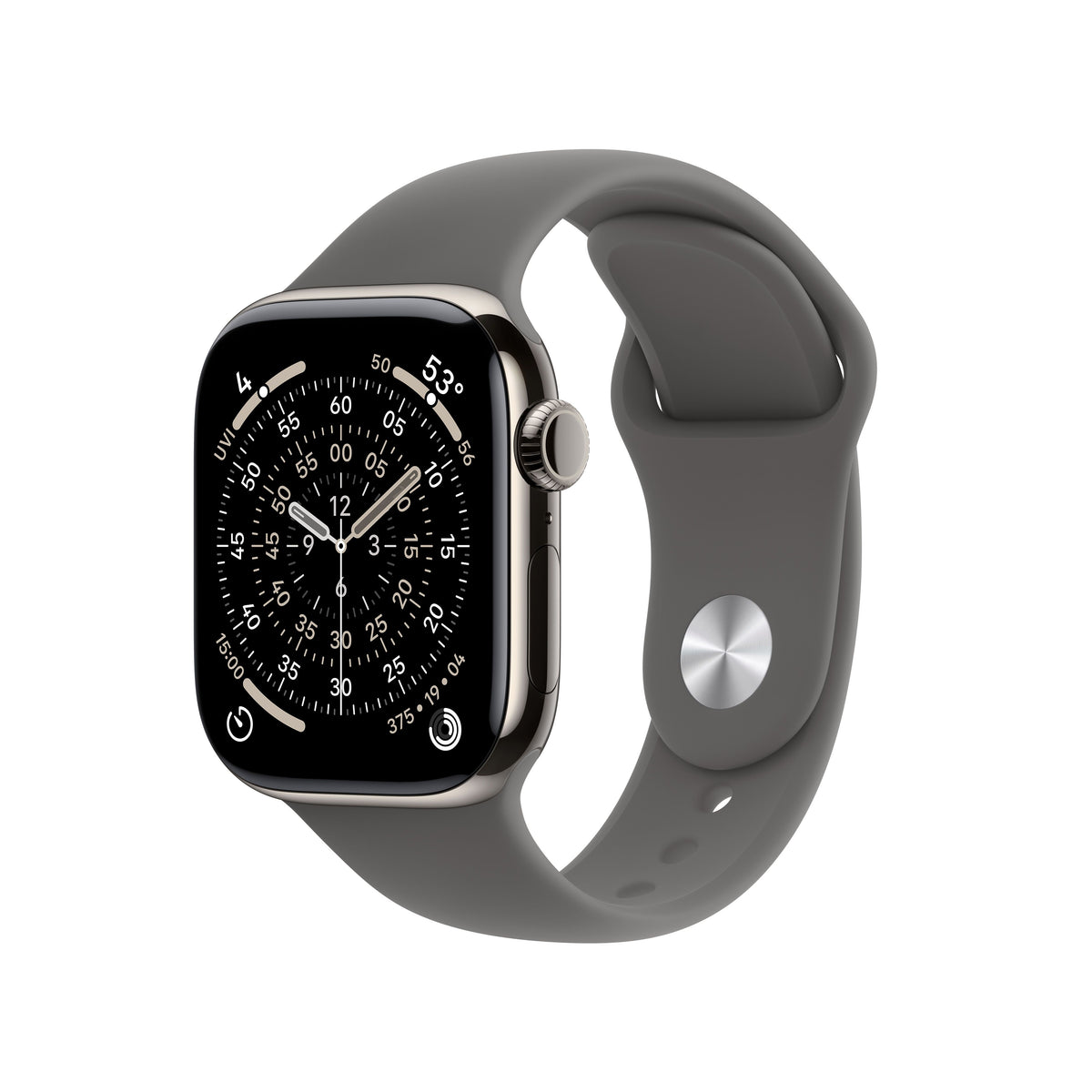 Apple_Watch_Series_11_42mm_LTE_Natural_Titanium_Sport_Band_Stone_Gray_PDP_Image_Position_1__WWEN