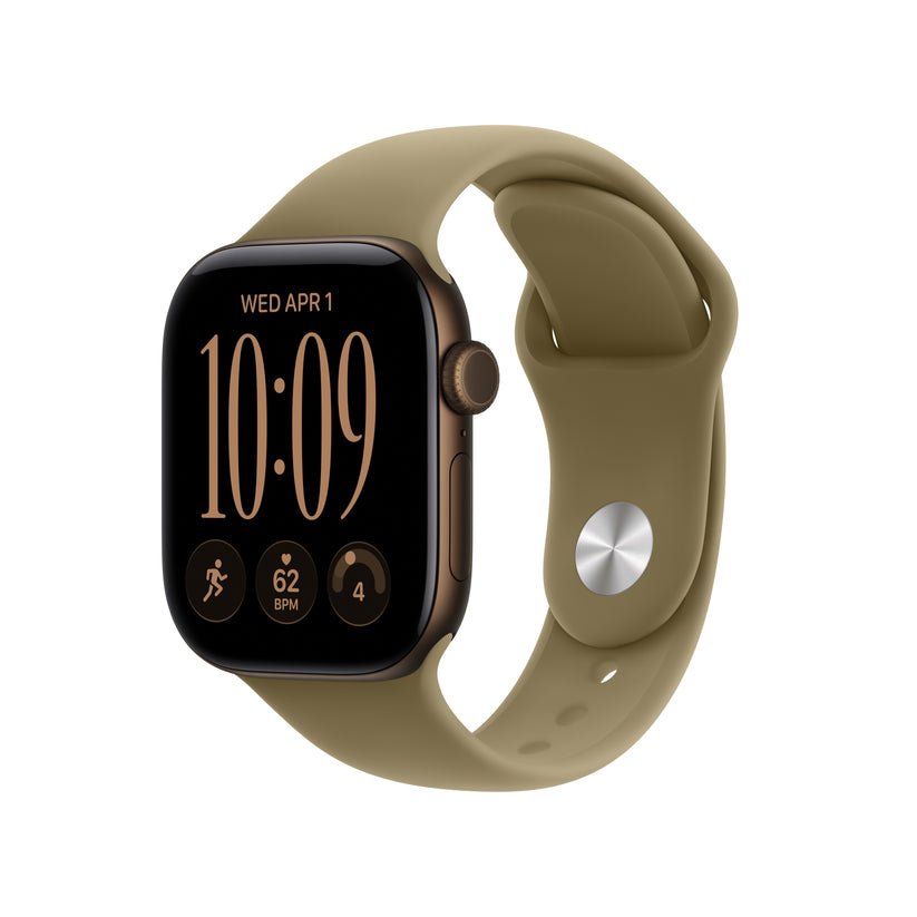 Apple_Watch_Series_12_42mm_GPS_Dark_Bronze_Aluminum_Sport_Band_Olive_PDP_Image_Position_1__en-WW