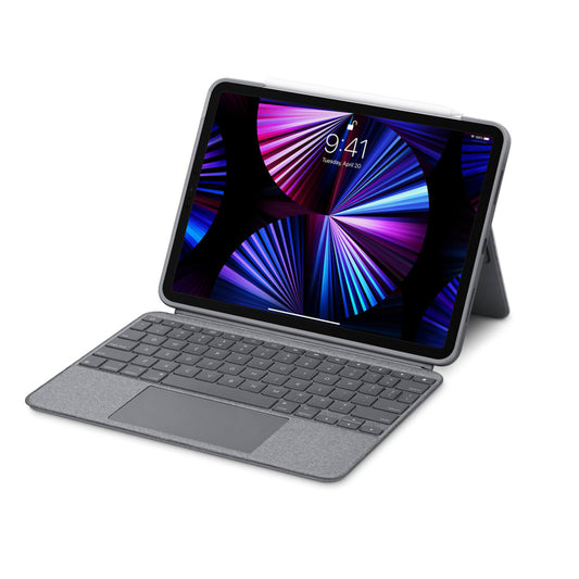 Logitech Combo Touch Tastatur til iPad Pro 11" (4. / 3. gen) - Grå