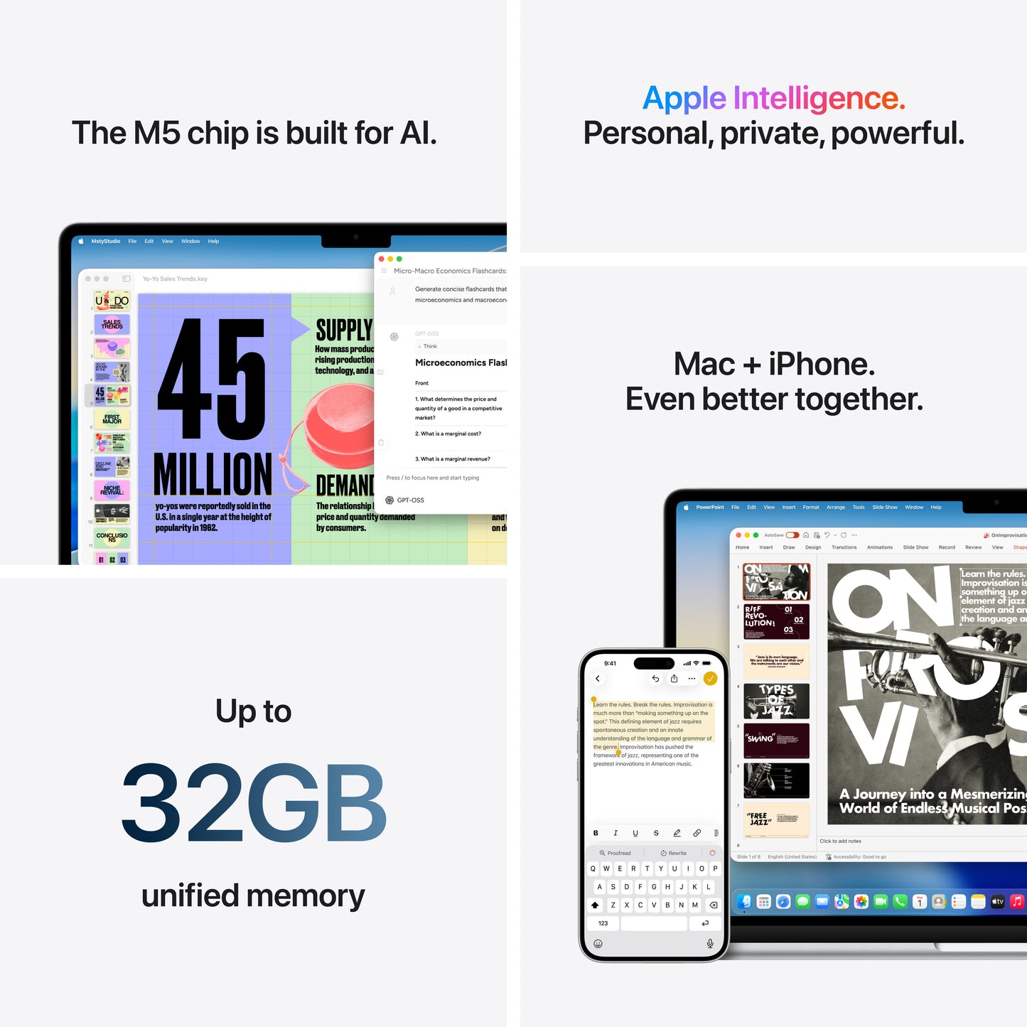 MacBook Air 15-tommer M5 - Himmelblå