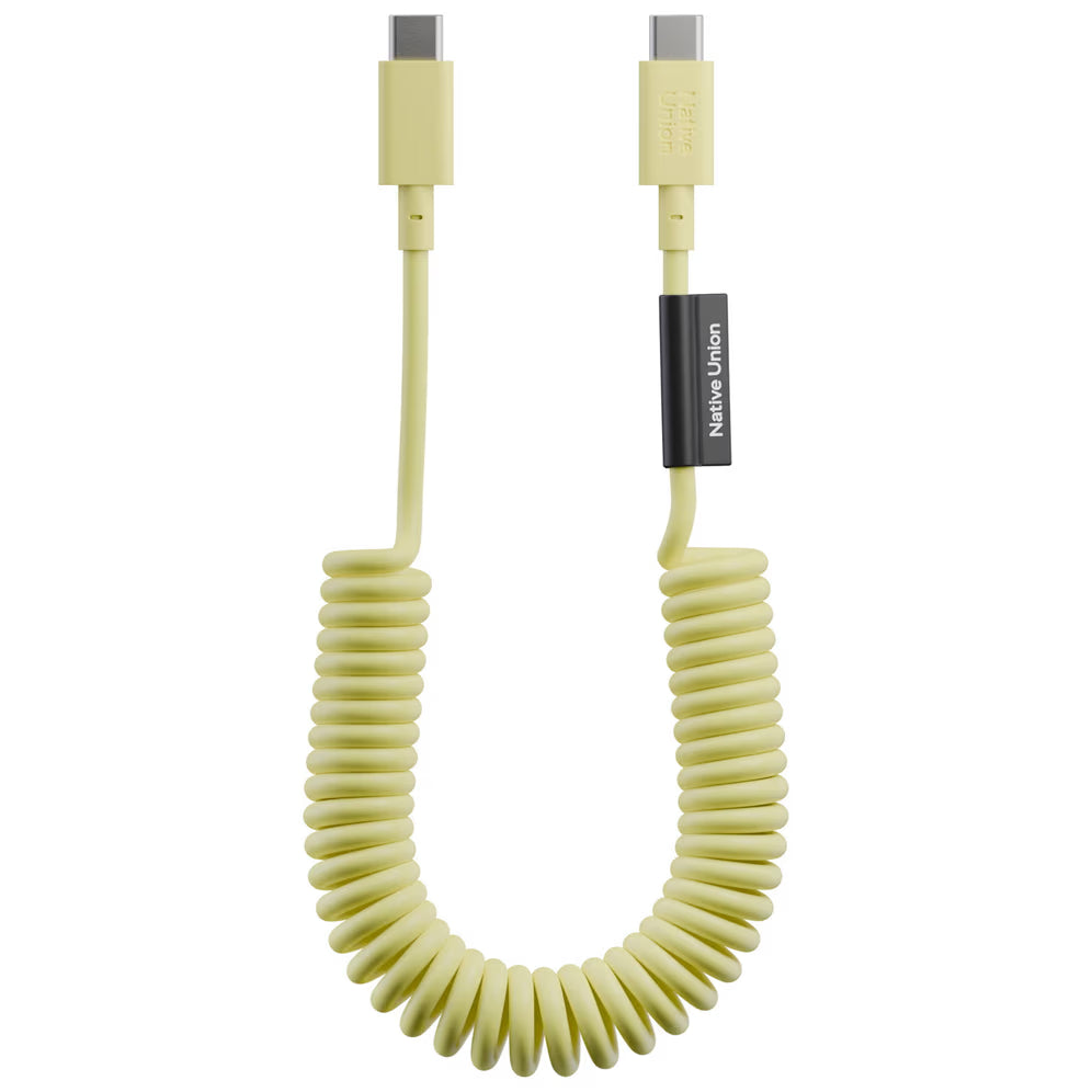 Native Union 1,2m Pop USB-C Ladekabel - Lemon