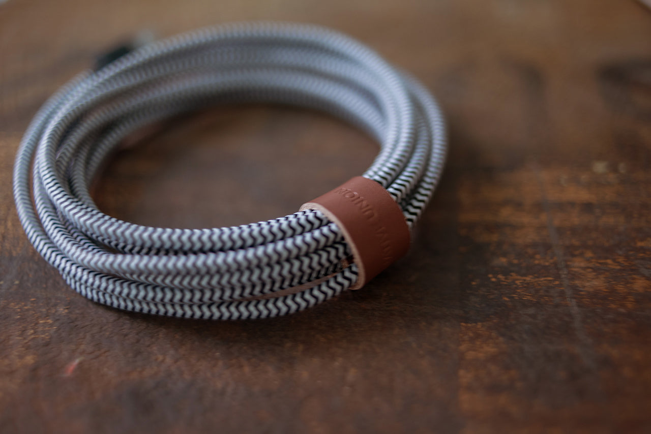 Native Union 3m USB-A til Lightning Belt Ladekabel - Zebra