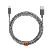 Native Union 3m USB-A til Lightning Belt Ladekabel - Zebra
